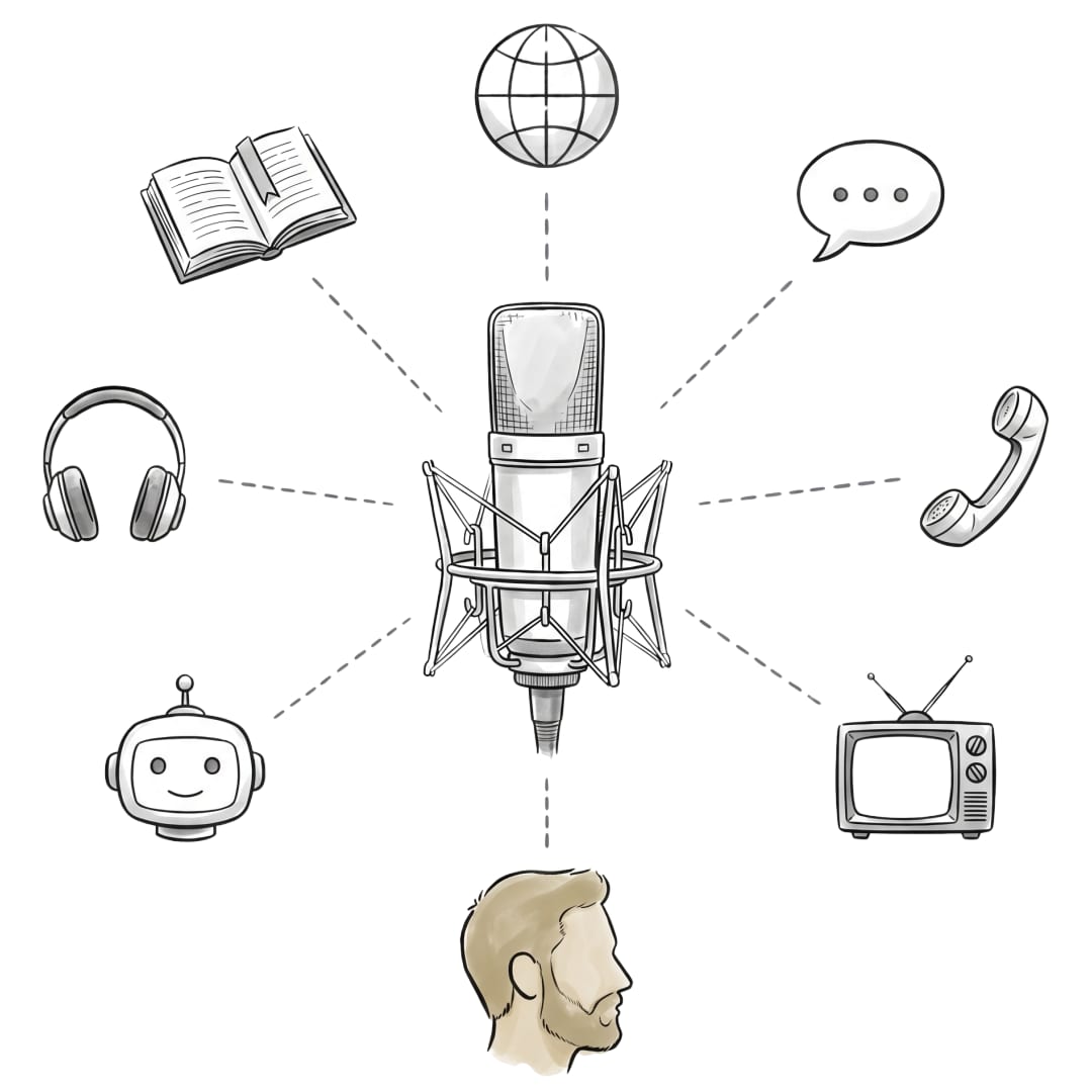 Workflow Mikrofon mit Formaten